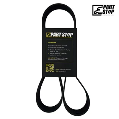 Engine Fan and Tensioner Serpentine Belt Fits International 2500487C1, 1687798C1 — photo 2