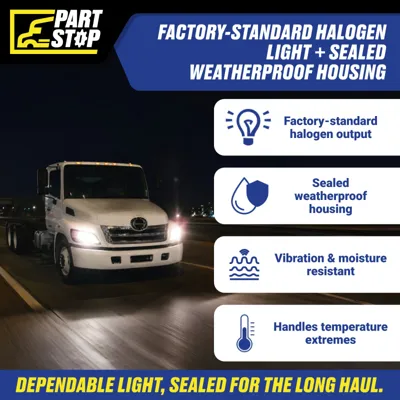 A-293-L A-293-R Halogen Headlight Pair for Hino 2011-2020 — infographic 5