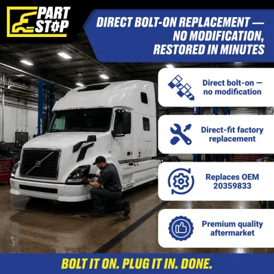 82329124 82329127 LED Headlight Pair for Volvo VNL 2004-2017 — infographic 3