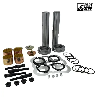 R201615 King Pin Kit for Meritor MFS12 Front Steering Axles Double Draw Key MFS1 Fits Freightliner